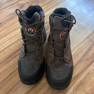 Red Wing Irish Setter Steel Toe Work Boots Size 7